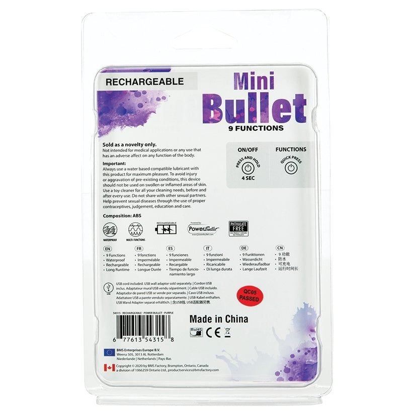 PowerBullet Mini 9 Function Rechargeable-Purple 2.5 - Image 3