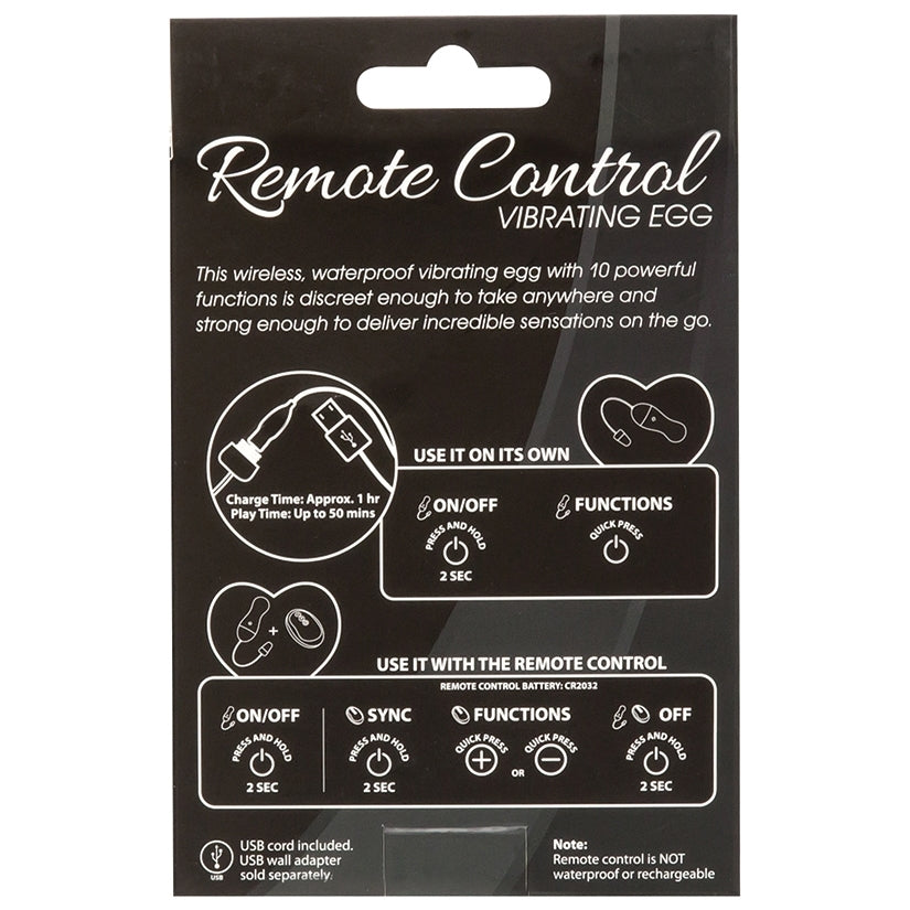 Remote Control Vibrating Egg-Purple - Image 3