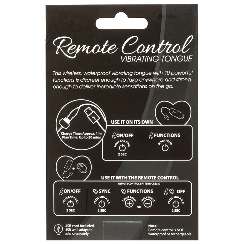 Remote Control Vibrating Tongue-Pink - Image 3
