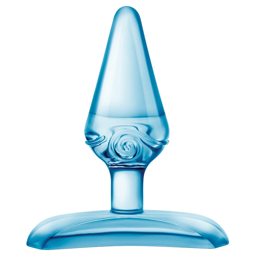 Play With Me Hard Candy Anal Plug-Blue - Image 2