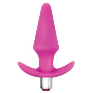Luxe Discover vibrating anal plug – pink