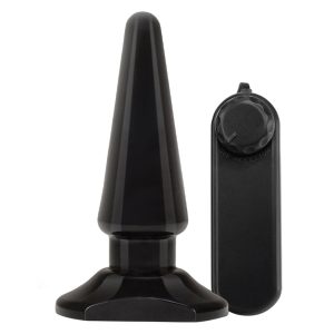 Anal Adventures Basic vibrating anal pleaser – black