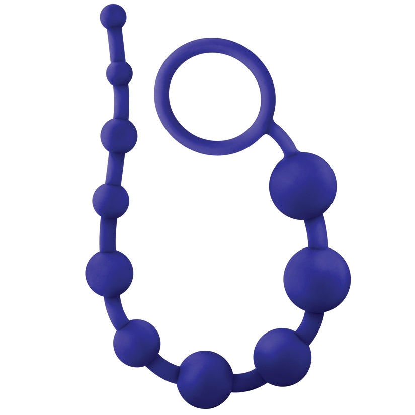 Luxe Silicone 10 Beads-Blue - Image 2