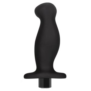 Anal Adventures Platinum Silicone Vibrating Prostate Massager 02 -Black