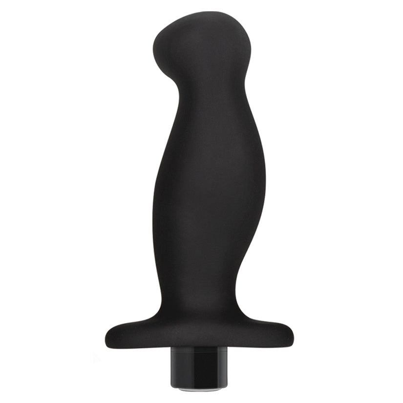 Anal Adventures Platinum Silicone Vibrating Prostate Massager 02 -Black - Image 2