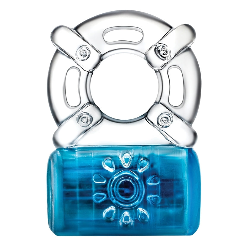 Play With Me Pleaser Rechargeable C-Ring-Blue - Image 2