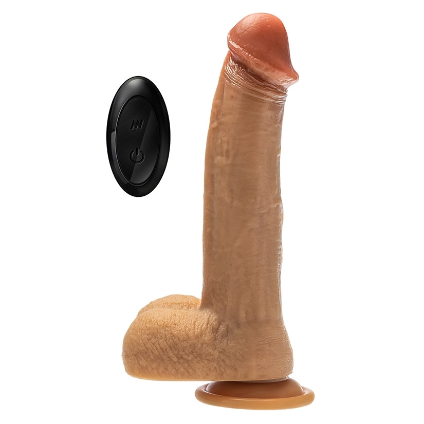Dr. Skin Silicone Dr.Phillips Thrusting Dildo-Tan 8.5 - Image 2