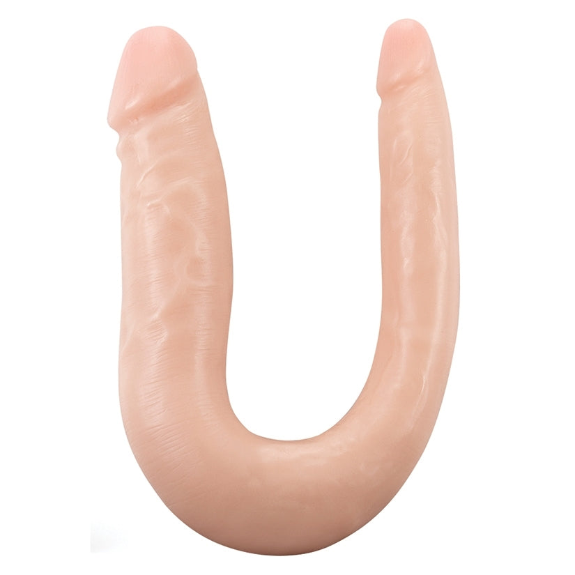 Dr. Skin Silicone Dr. Double Dong-Vanilla 12 - Image 2