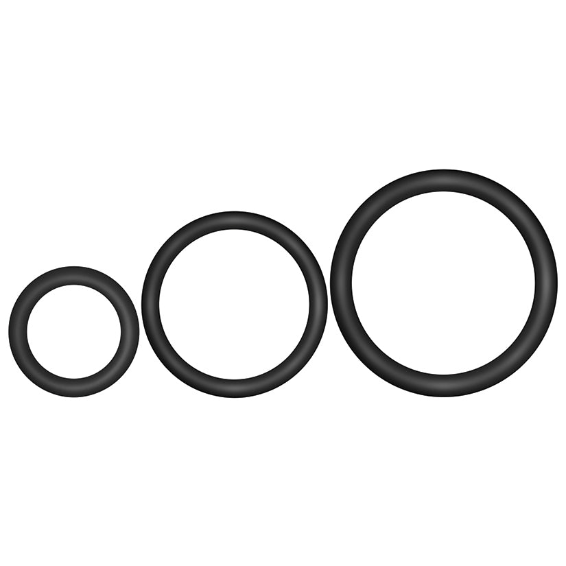 Performance VS4 Pure Premium Cockring Set-Black - Image 2