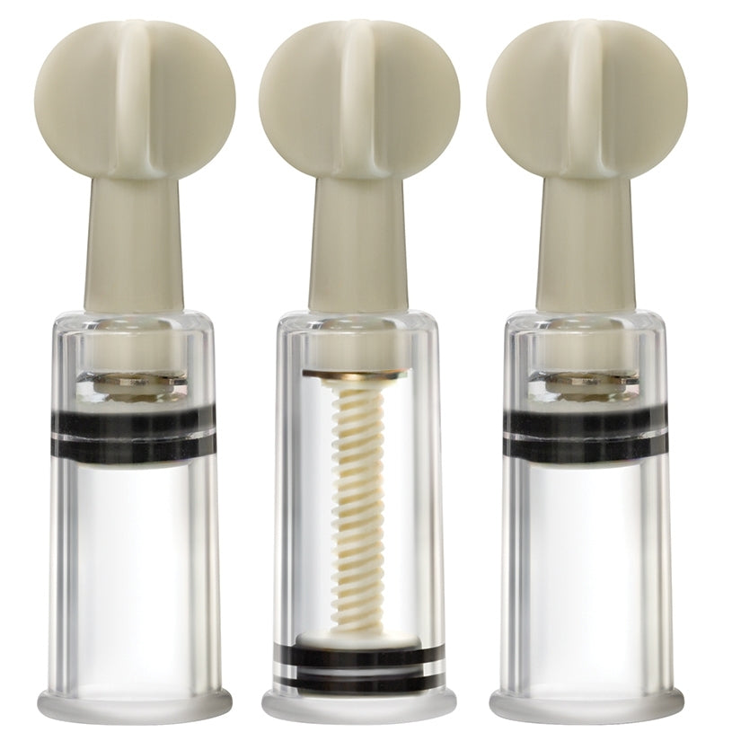 Temptasia Clit And Nipple Twist Suckers-Clear Set of 3 - Image 2