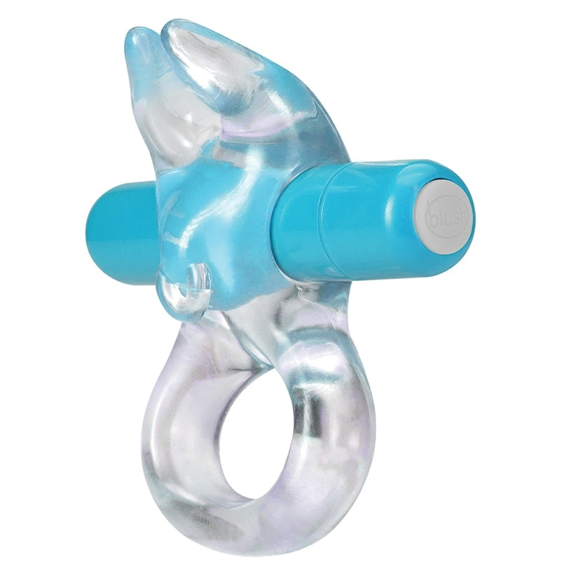 Play with Me Bull Vibrating C-Ring-Blue - Image 2