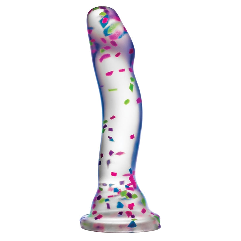 Neo Elite Glow in the Dark Hanky Panky Dildo-Confetti - Image 2