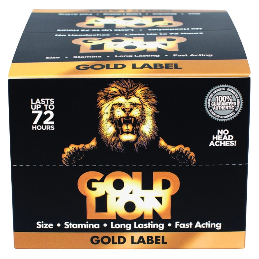 Gold Lion Liquid Shot Display of 12 - Image 2
