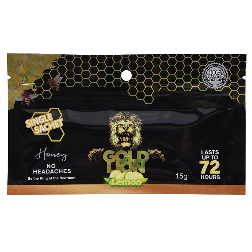 Gold Lion Lemon Honey Display of 24 - Image 2