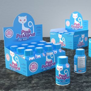 Pink Pussycat For Him Single Shot Display of 12