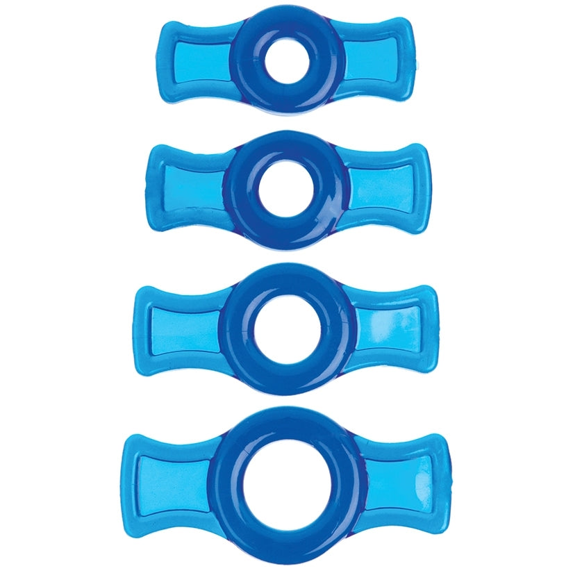 TitanMen Cock Ring Set-Blue - Image 2