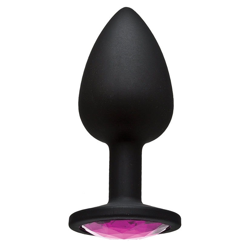 Booty Bling Silicone Plug Small-Pink - Image 2