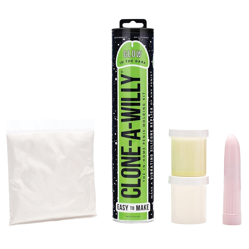 Clone-A-Willy Glow In The Dark Vibe Kit-Original - Image 2