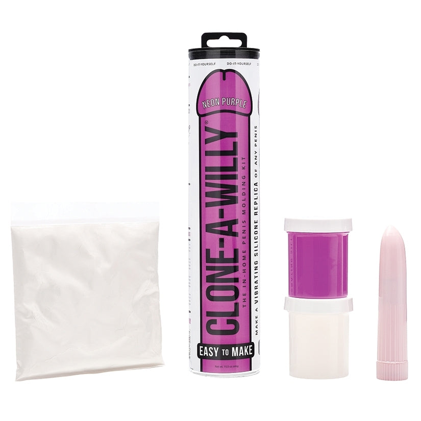 Clone-A-Willy Vibe Kit-Neon Purple - Image 2