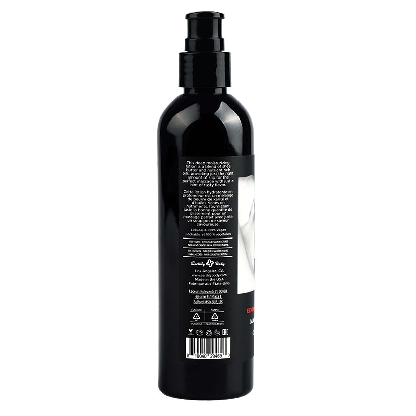 Earthly Body Edible Massage Lotion-Cherry 8oz - Image 2