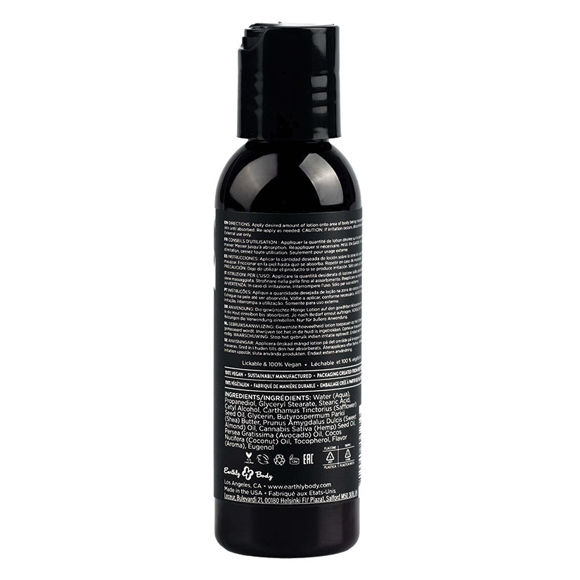 Earthly Body Edible Massage Lotion-Cherry 2oz - Image 2