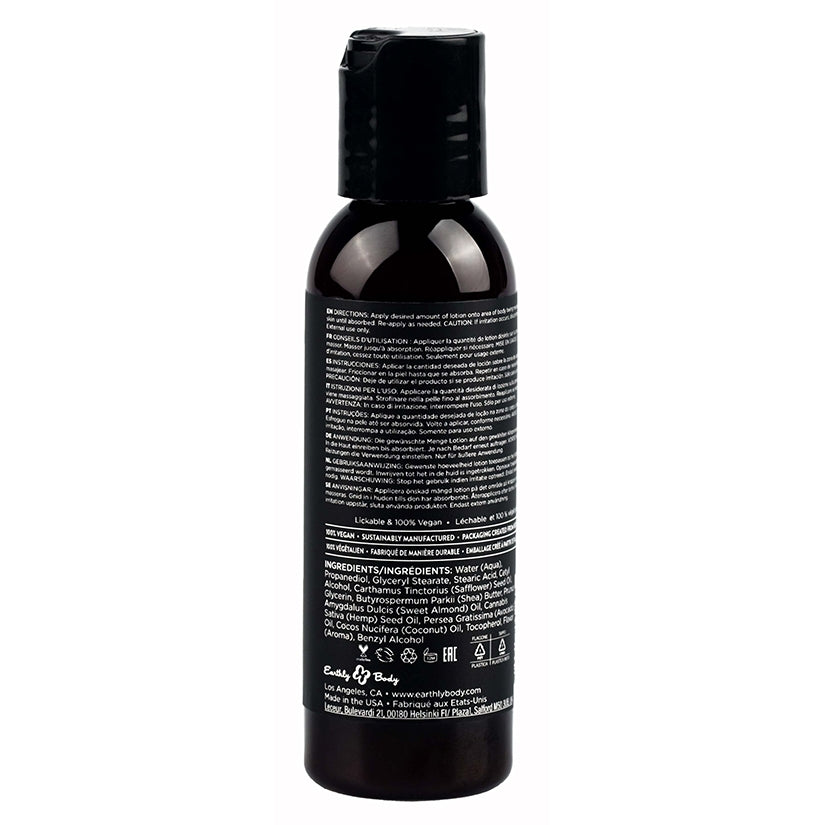 Earthly Body Edible Massage Lotion-Strawberry 2oz - Image 2