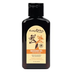 Earthly Body at Night Aphrodisiac Collection Massage Oil-Grapefruit 2oz