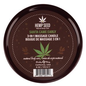 Earthly Body 3-in-1 Massage Candles-Santa Came Early 6oz