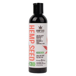 Earthly Body Hemp Seed Relaxing Massage and Body Oil-Isle Of You 8oz