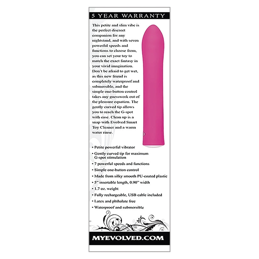 Evolved Rechargeable G Spot-Pink - Image 3