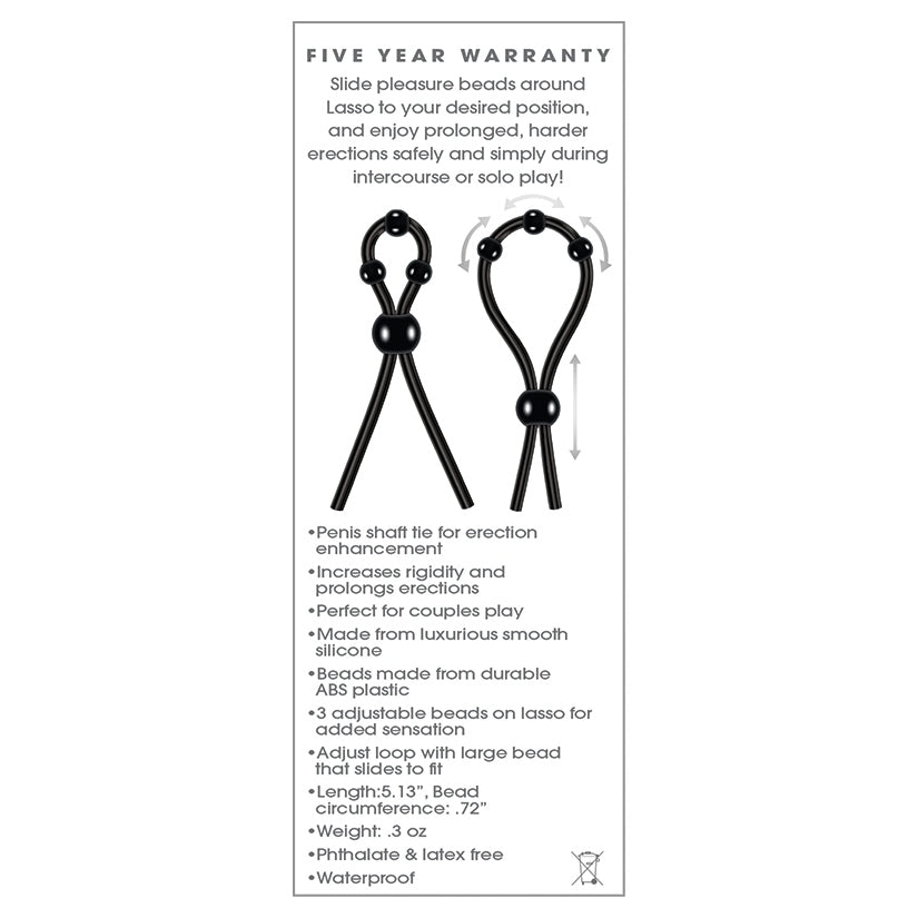 Zero Tolerance Ultimate Silicone Lasso-Black - Image 2