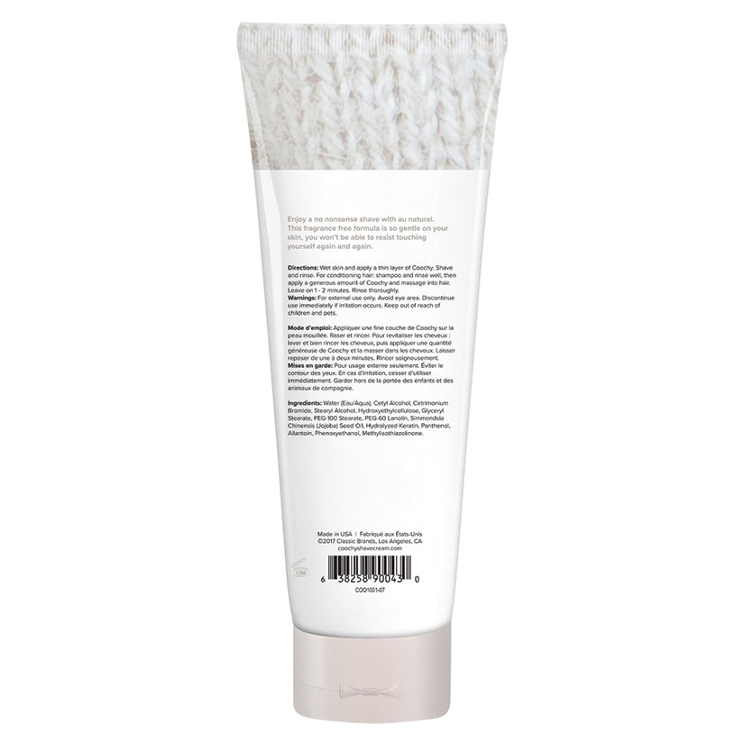 Coochy Shave Cream-Au Natural 7.2oz - Image 2