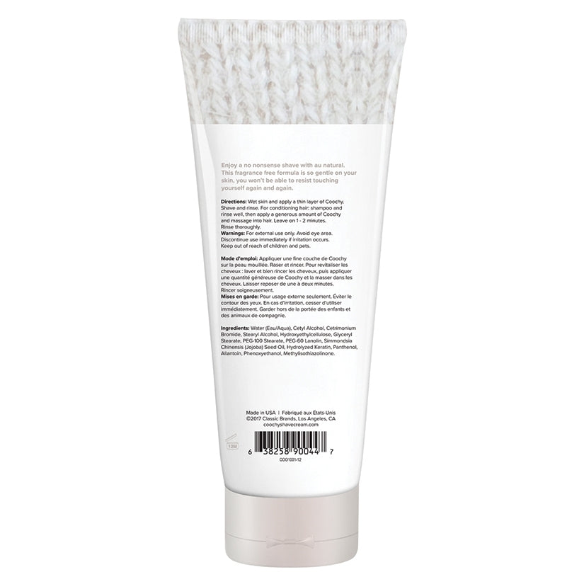 Coochy Shave Cream-Au Natural 12.5oz - Image 2