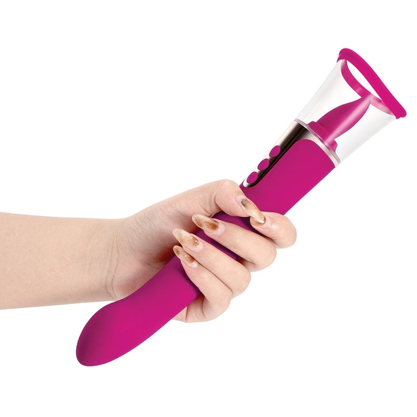 Honey Play Box Succion 3in1 Clitoral Sucking G Spot Vibrator-Wine - Image 3