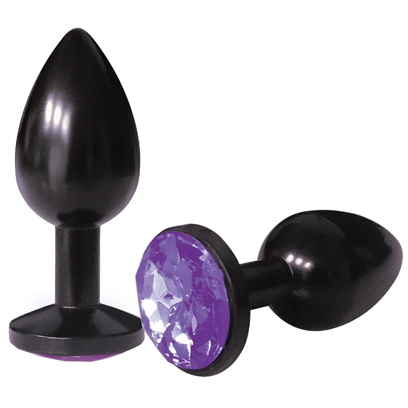 The 9's The Silver Starter Bejeweled Anodized Plug-Violet - Image 2