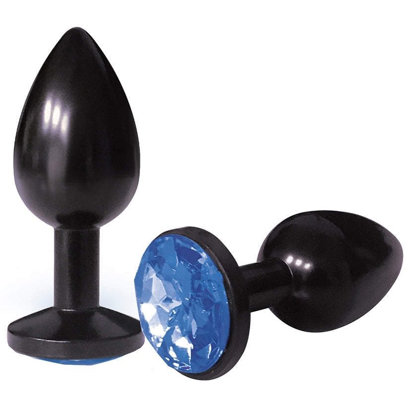 The 9's The Silver Starter Bejeweled Anodized Plug-Colbalt - Image 2