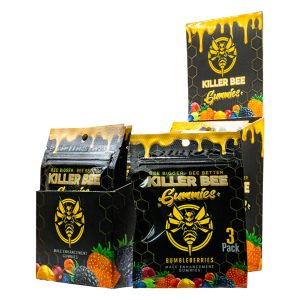 Killer Bee Male Gummies Display of 24