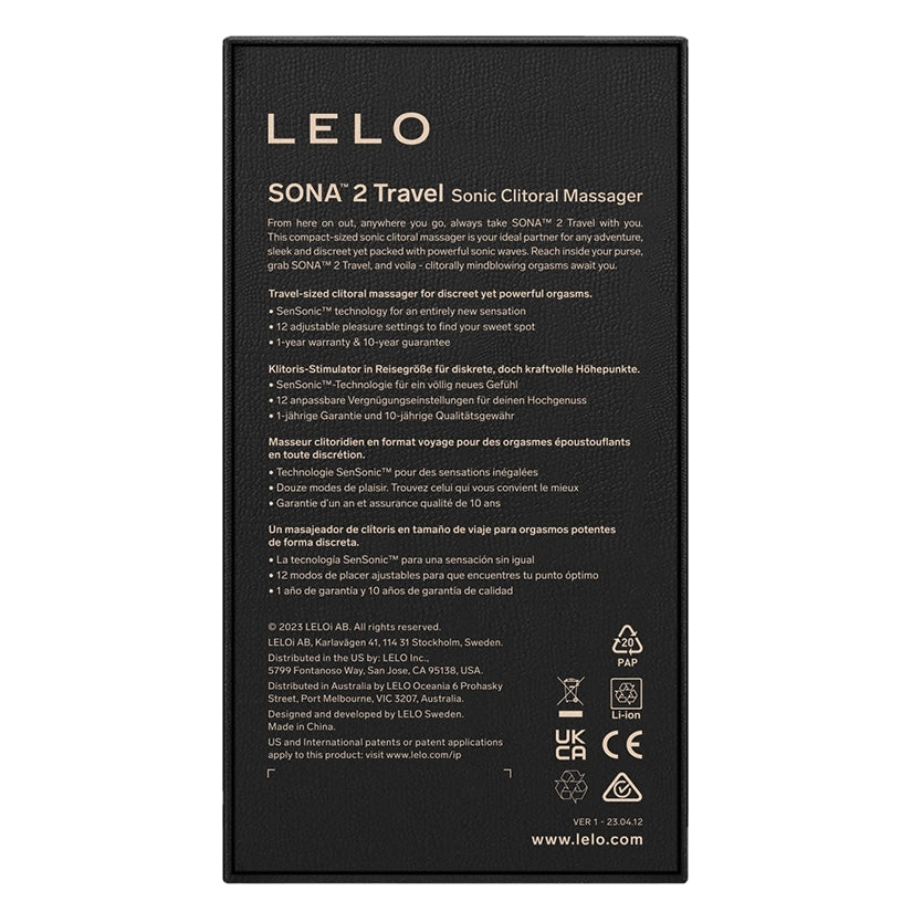 Lelo Sona 2 Travel-Purple - Image 3