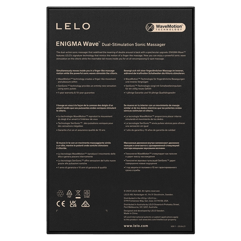 Lelo Enigma Wave-Black - Image 5