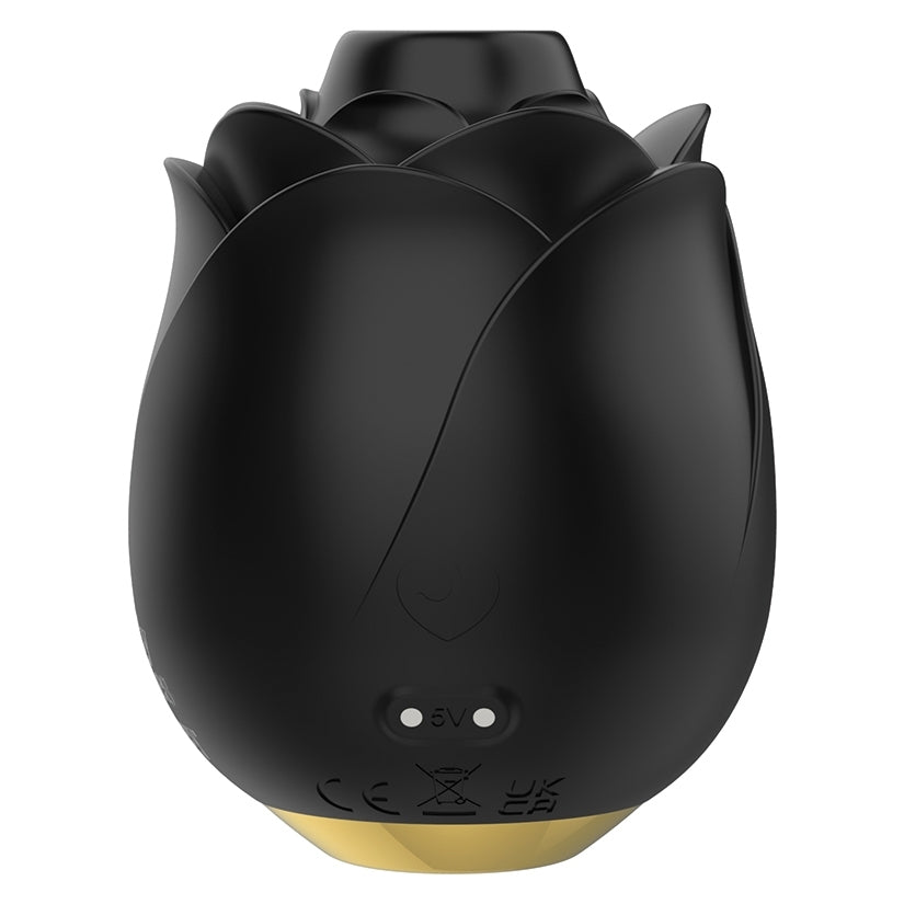 Fifty Shades of Grey Hearts & Flowers Black Rose Suction Vibe - Image 2