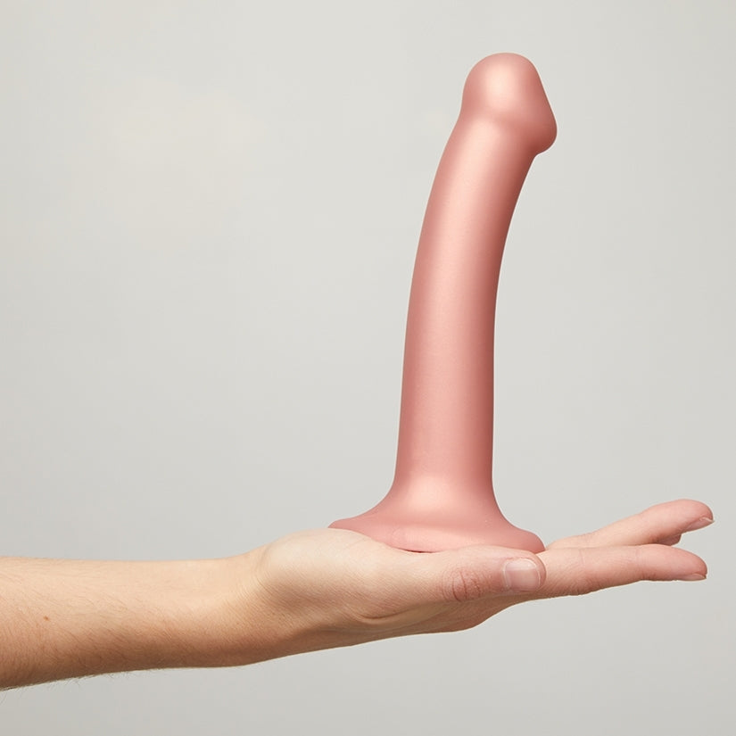 Strap On Me Mono Density Dildo Metallic-Vieux Rose - Image 3