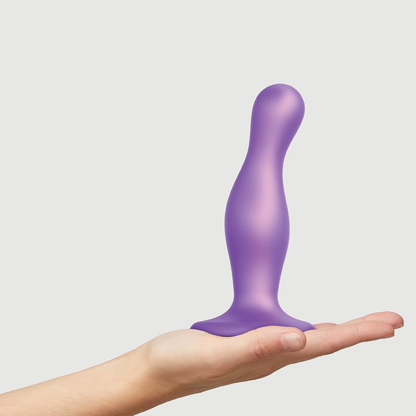 Strap On Me Dildo Plug Curvy-Metallic Purple M - Image 2