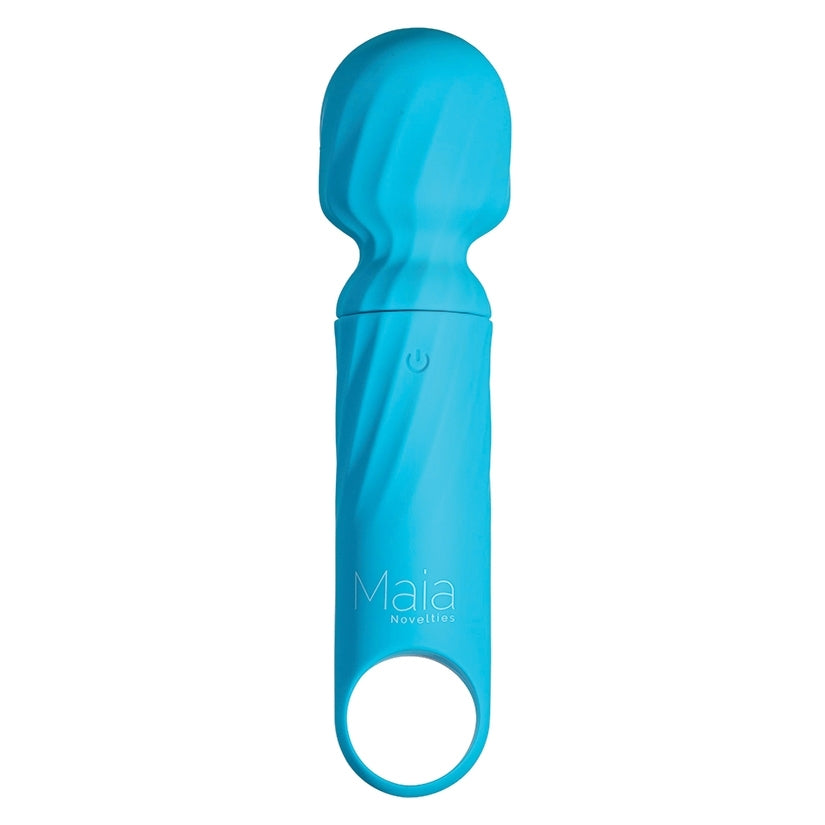 Maia Vibelite Dolly Rechargeable Silicone Mini Wand-Blue - Image 2
