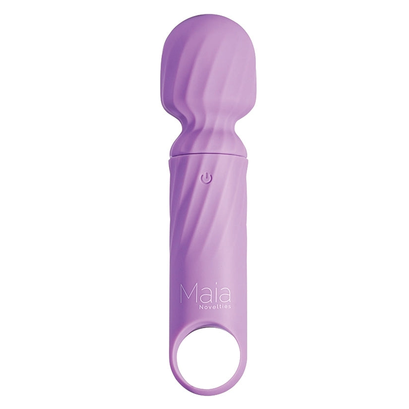Maia Vibelite Dolly Rechargeable Silicone Mini Wand-Purple - Image 2