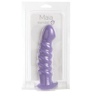 Maia Kendall Silicone Swirl Dong-Neon Purple 8