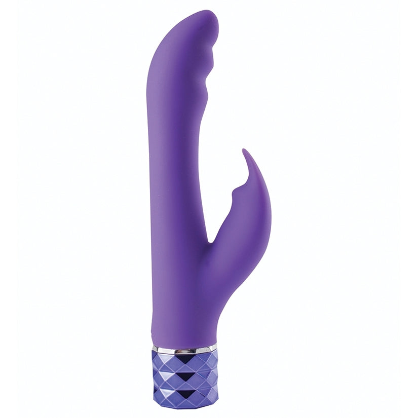 Maia Hailey Crystal Gems Dual Rabbit-Neon Purple 6 - Image 2