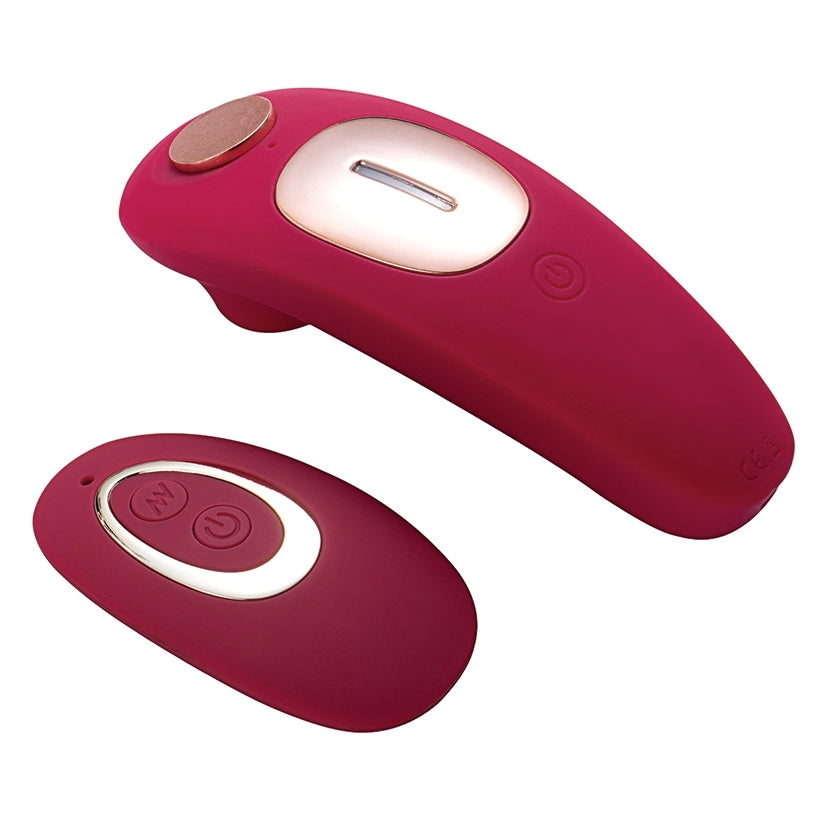 Maia Remi Remote Control Suction Vibe-Red - Image 4