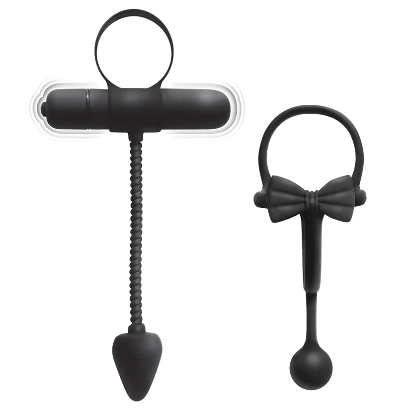 Enhancer Cockring 2 Pack-Black - Image 2