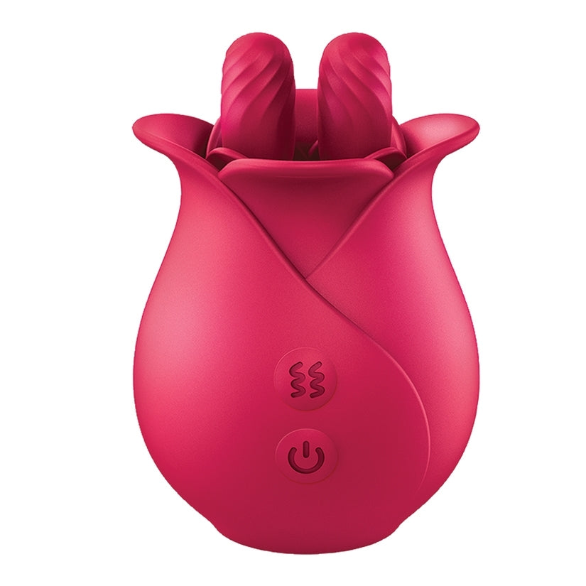 Clit-Tastic Tulip Finger Massager-Red - Image 2
