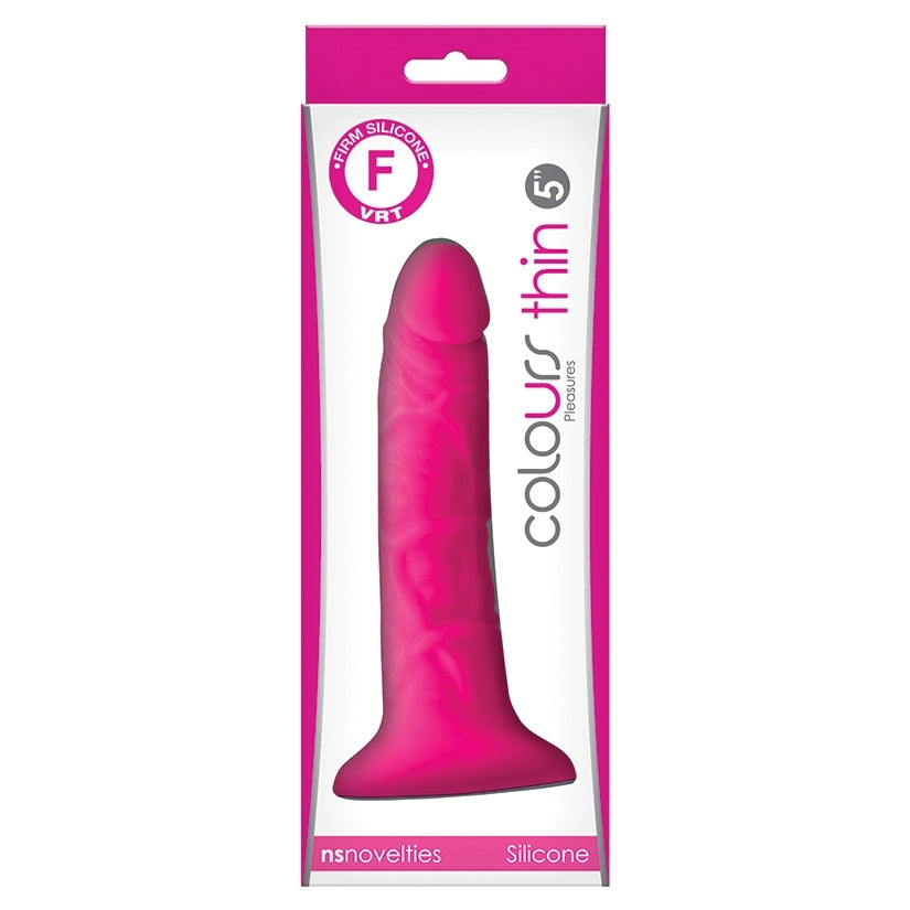 Colours Pleasures Thin Dildo-Pink 5 - Image 4